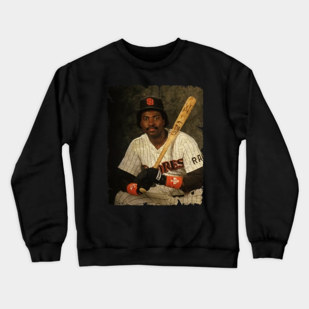 Tony Gwynn in San Diego Padres, 1999 Crewneck Sweatshirt by PESTA PORA